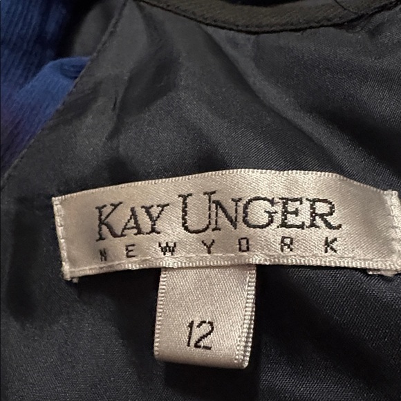 Kay Unger Floral Halter Dress Size 12 - Picture 5 of 7